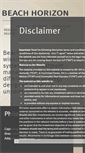 Mobile Screenshot of beachhorizon.com